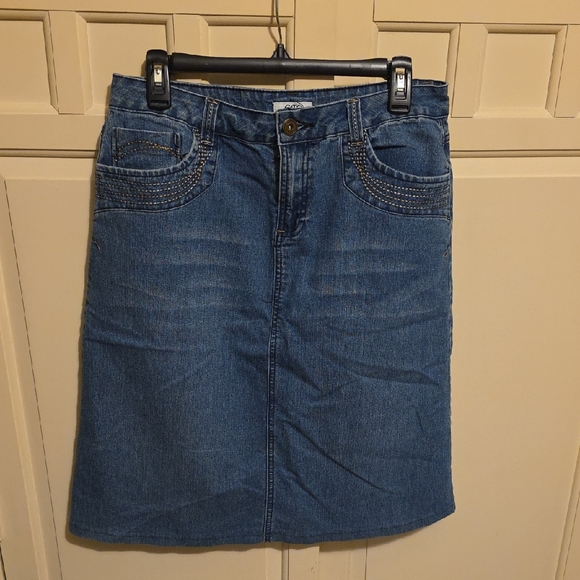Cato Dresses & Skirts - Cato Blue Denim Skirt [2/$15]
